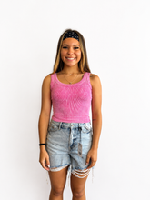 Load image into Gallery viewer, Ribbed Crop Tank