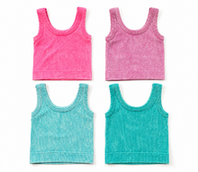 Load image into Gallery viewer, Ribbed Crop Tank
