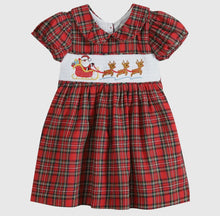 Load image into Gallery viewer, Girls Nostalgic Christmas Dress