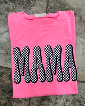 Load image into Gallery viewer, Checkered Mama Boyfriend Tee
