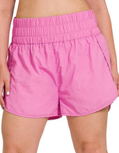 Load image into Gallery viewer, Plus Size Smocked Running Shorts
