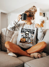 Load image into Gallery viewer, Just waiting for Halloween... tee &amp; sweatshirt
