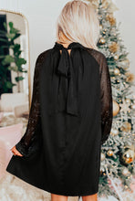 Load image into Gallery viewer, Black Rhinstone Dress
