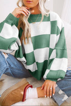 Load image into Gallery viewer, Green Checkered Sweater
