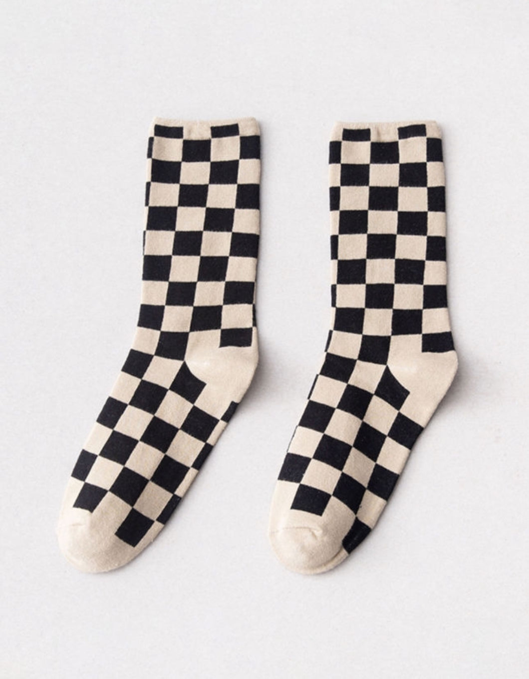 Chestnut Checkered Socks