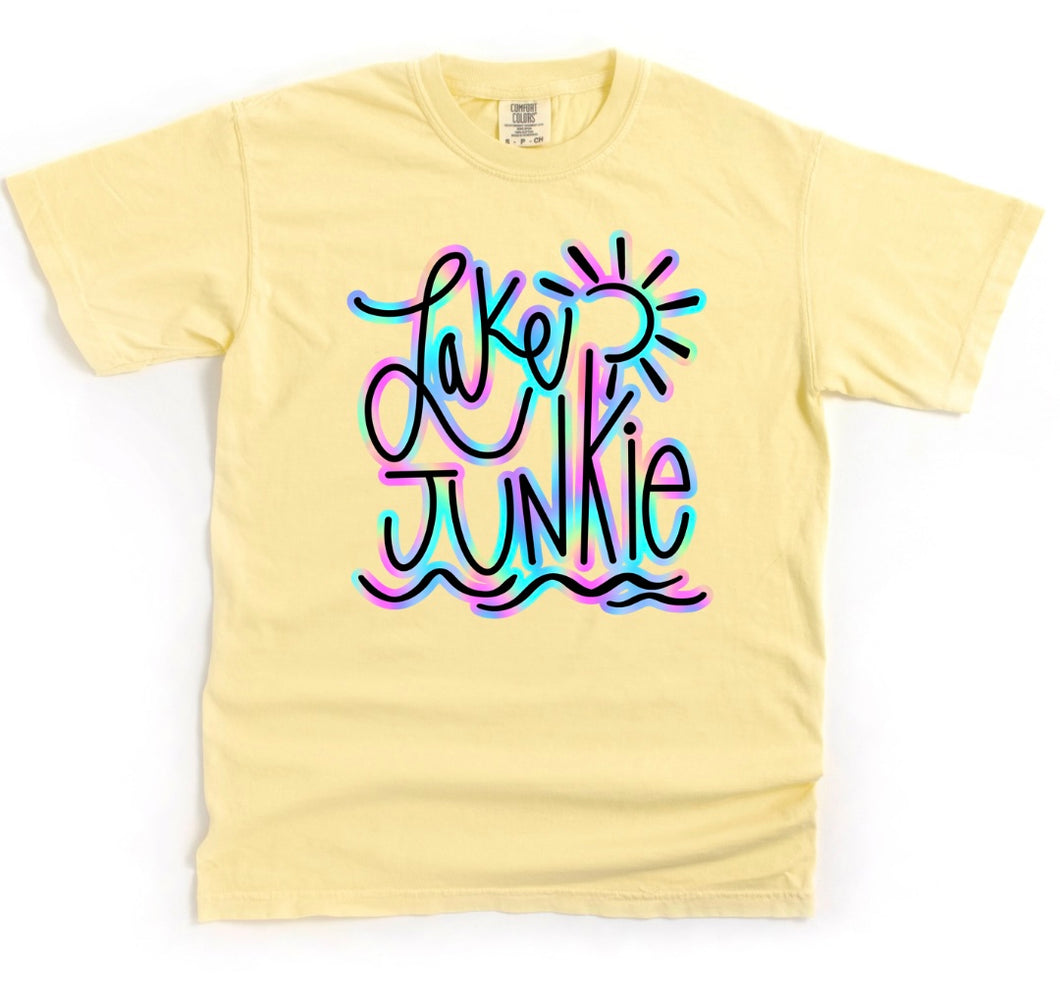 Lake junkie tee