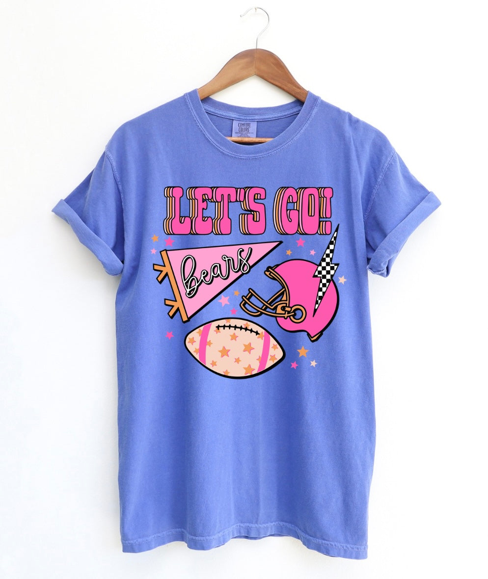 Preppy Let's Go Bears Tee