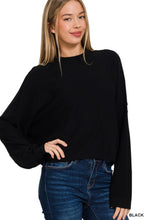 Load image into Gallery viewer, High Neck Light Weight Cropped Sweater (Multiple Color Options Available)
