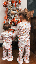 Load image into Gallery viewer, Girls Santa PJ Set
