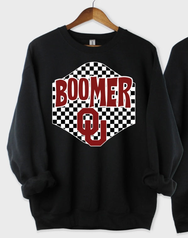 Checkered Teams Sweatshirt / adult