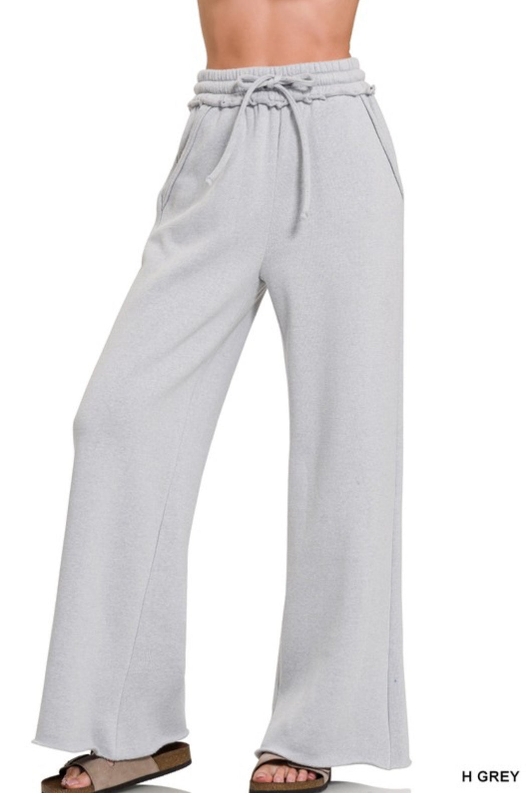 Wide Leg Sweatpants (Multiple Color Options Available)