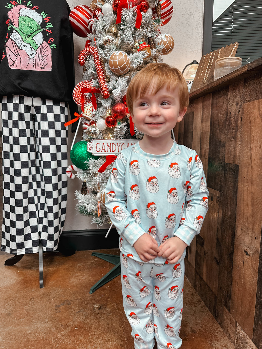 Boys Santa PJ Set