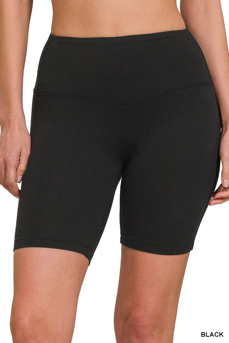 Black Biker Shorts