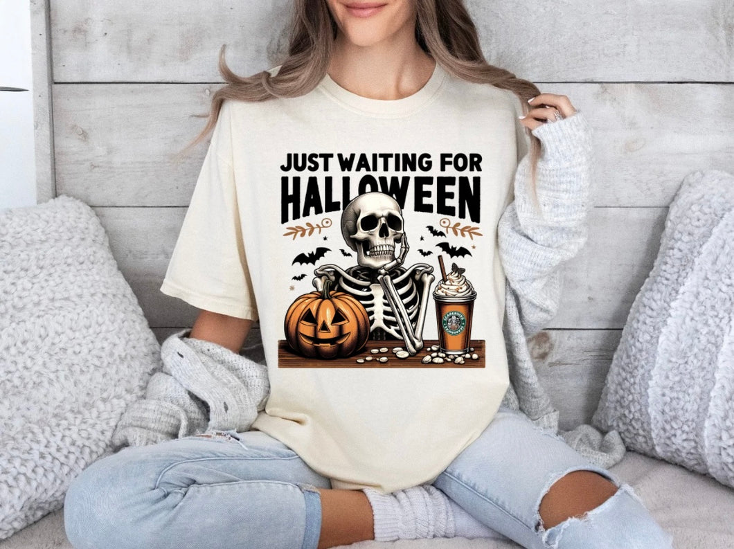 Just waiting for Halloween... tee & sweatshirt