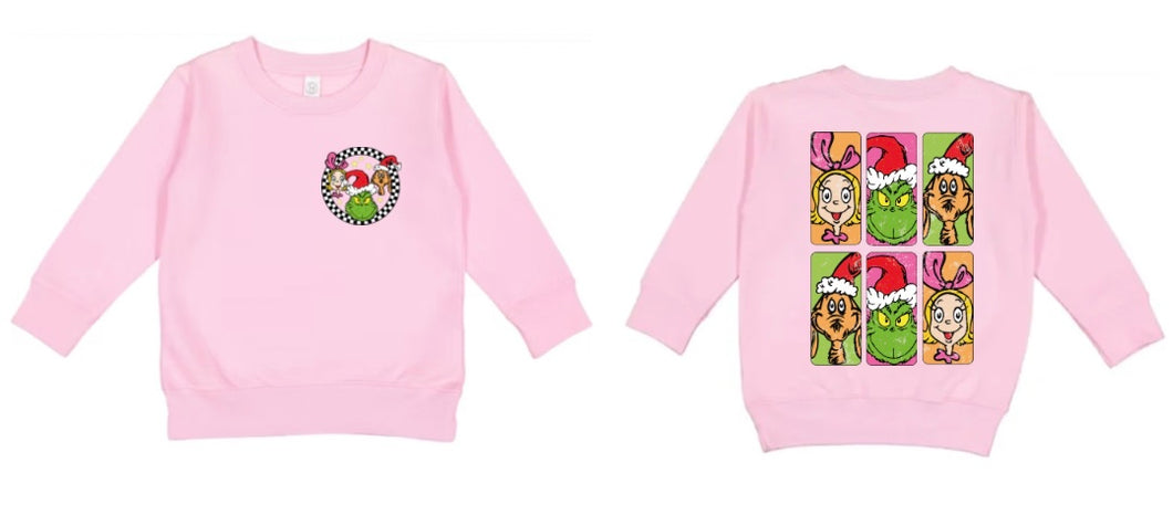 Pink Who Friends Sweatshirt / Youth