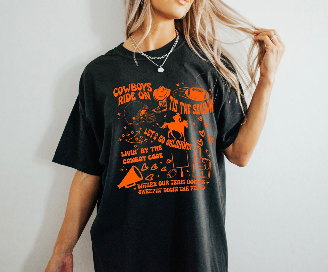 Oklahoma State Collage Tee