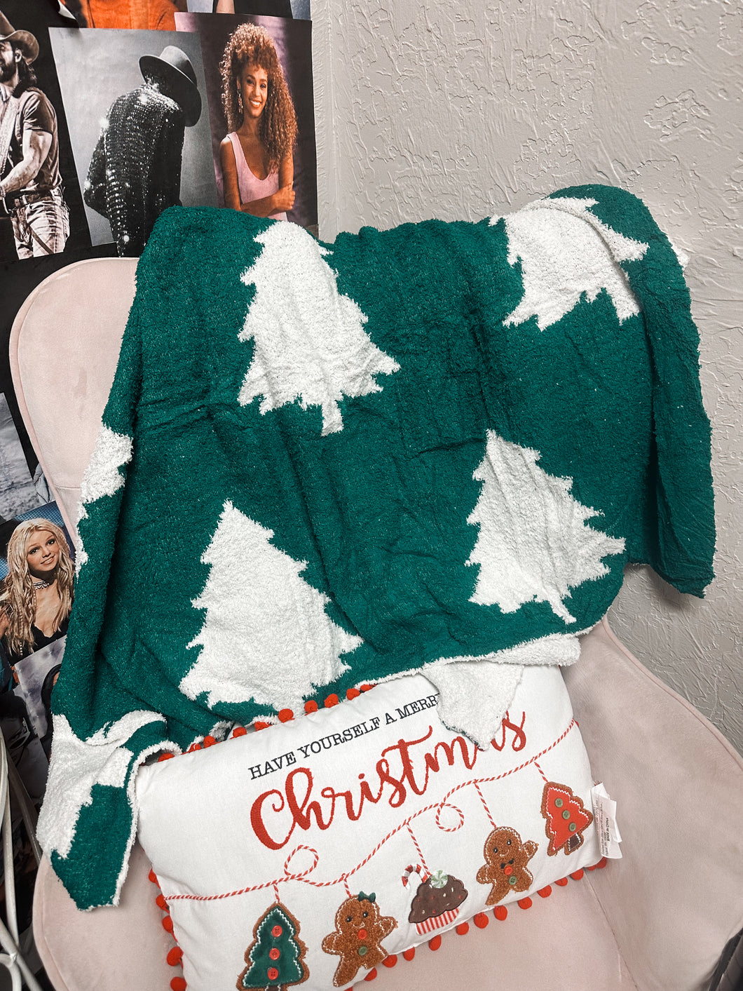 Christmas Tree Double Sided Blanket (BFD Dupe)