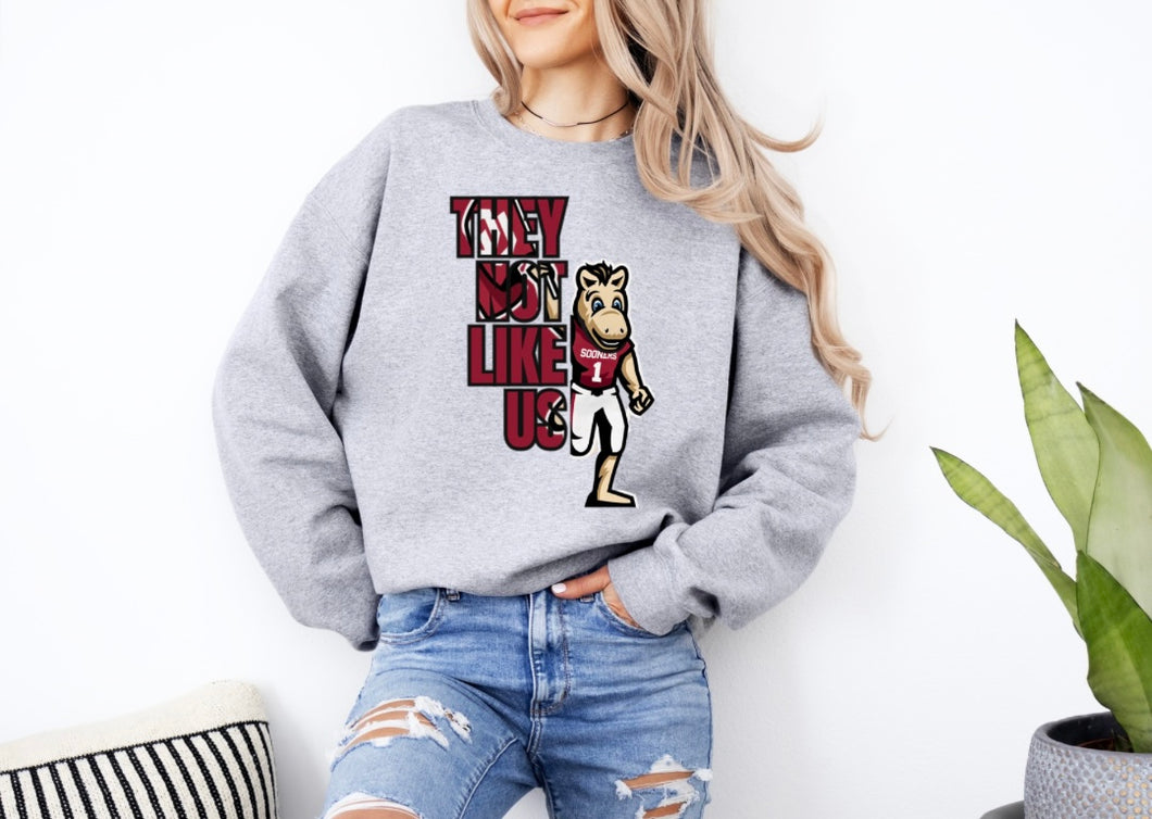 Oklahoma They Not Like Us Sweatshirt - ADULT