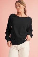 Load image into Gallery viewer, Black Bow Sweater
