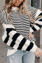 Load image into Gallery viewer, Striped Drop Sleeve Knit Sweater
