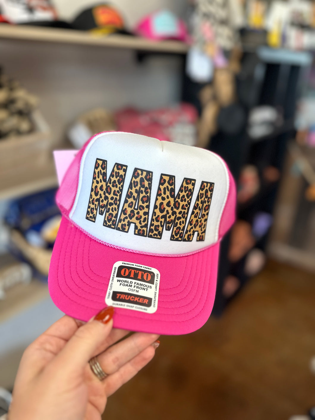 Pink Mama Trucker Hat