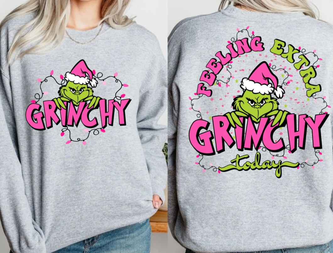 Grinchy adult dtf print 11.5