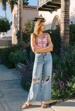 Load image into Gallery viewer, Super High Rise Wide Leg Distressed Jean
