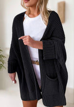 Load image into Gallery viewer, Black Slouchy Cardigan
