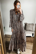 Load image into Gallery viewer, Leopard Boho Style Dress
