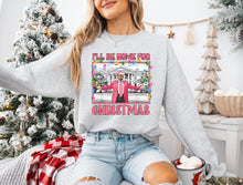 Load image into Gallery viewer, I&#39;ll Be Home For Christmas Sweatshirt (PINK DESIGN)
