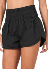 Load image into Gallery viewer, Windbreaker smocked shorts
