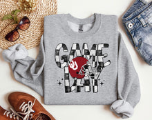 Load image into Gallery viewer, Checkered Game Day Sweatshirt / adult
