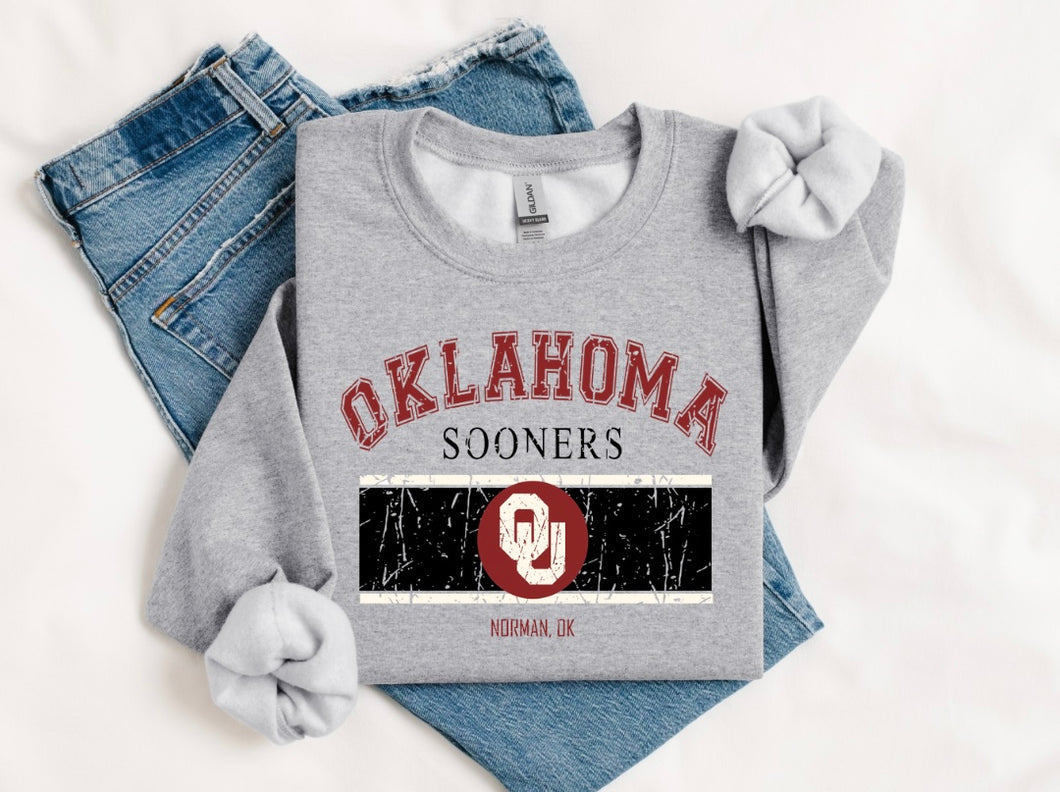 Vintage Sooners Oklahoma Sweatshirt / YOUTH