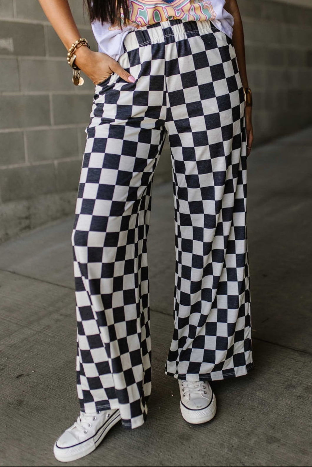 Checkmate Wide Leg Pants