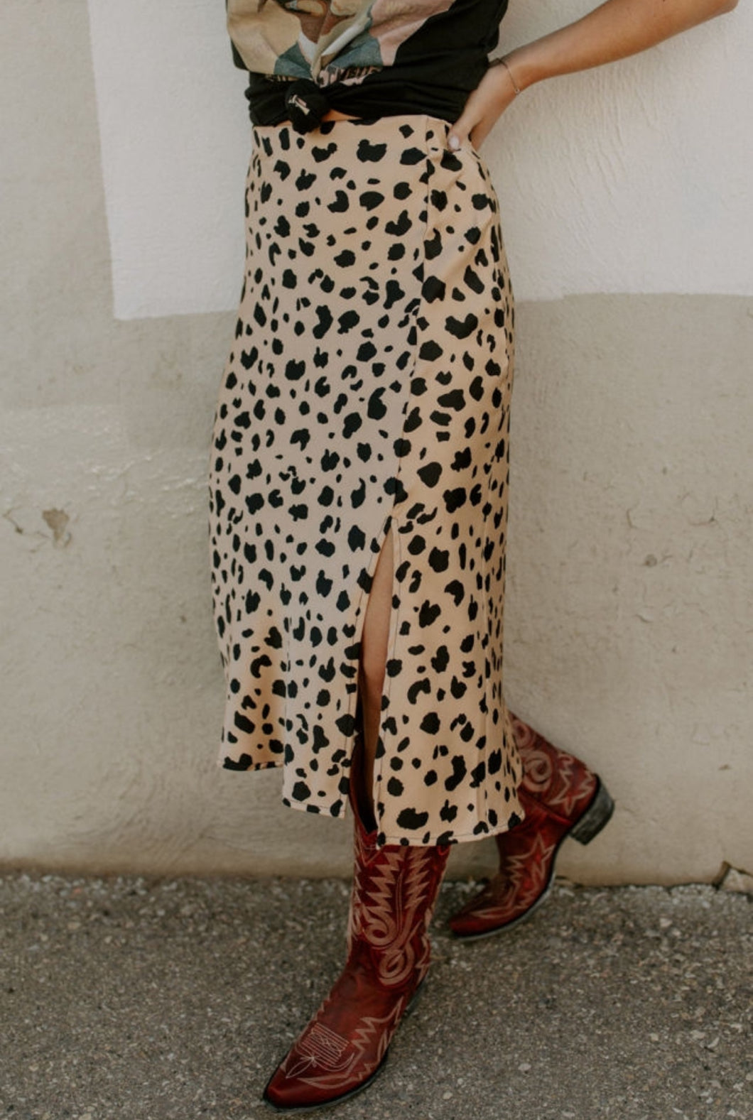 The Maddie Leopard Skirt