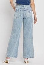 Load image into Gallery viewer, Super High Rise Wide Leg Distressed Jean
