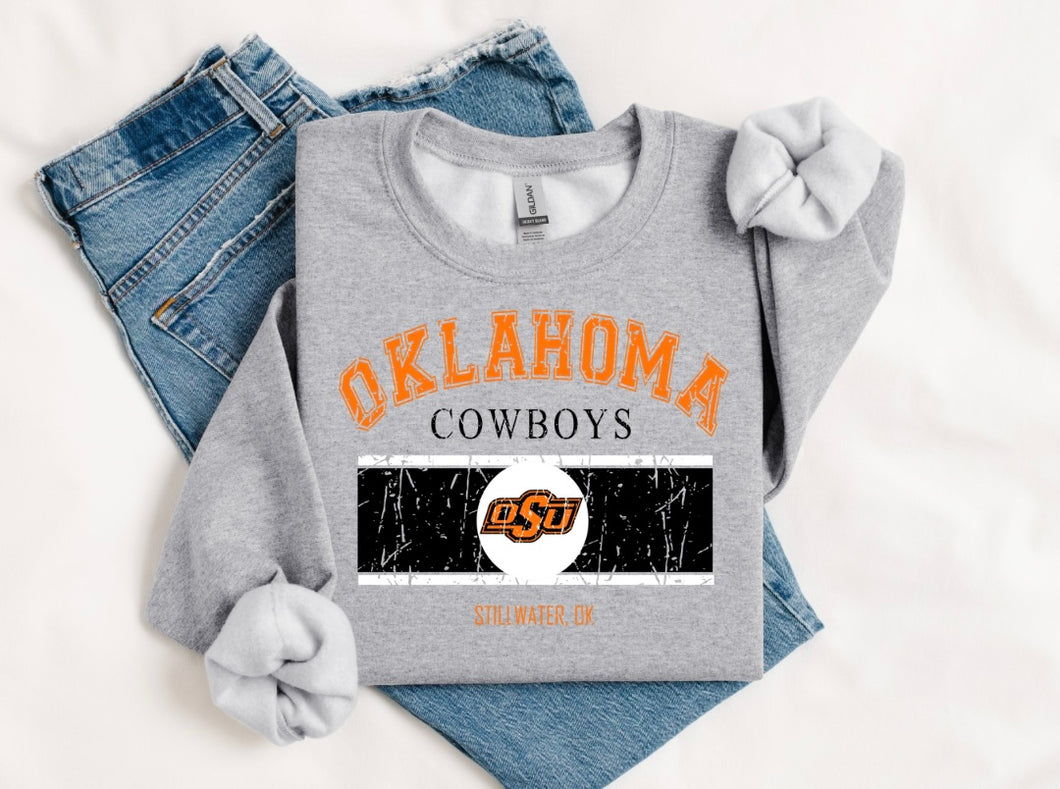 Vintage Cowboys Oklahoma Sweatshirt / ADULT