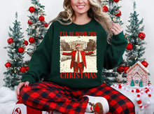 Load image into Gallery viewer, I&#39;ll Be Home For Christmas Sweatshirt (RED DESIGN)
