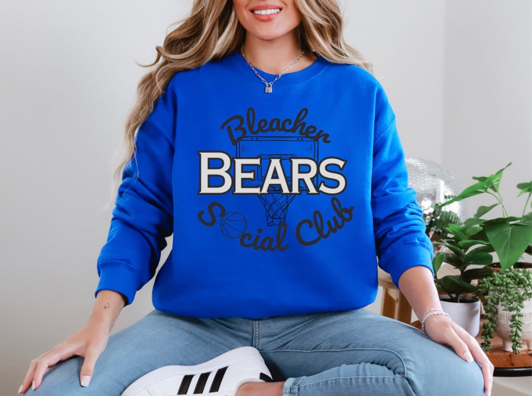 Adult Bears Basketball Social Club Sweatshirt