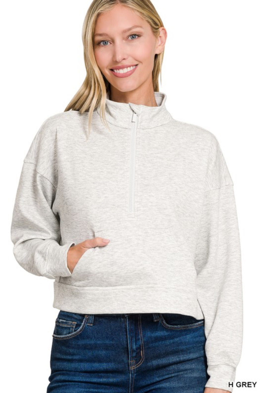 Scuba Style Half Zip (Multiple Color Options Available)