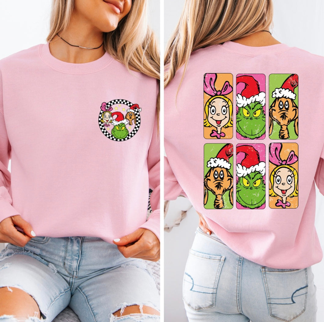 Pink Who Friends Sweatshirt / ADULT