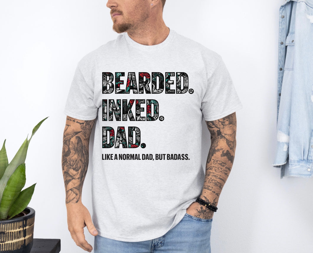 Bearded Inked Dad Tee
