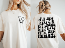 Load image into Gallery viewer, Peds Nurse Smiles + High-fives tee
