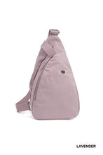 Load image into Gallery viewer, Lavender cross body sling bag
