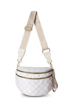 Load image into Gallery viewer, Oversized double zip crescent sling bag
