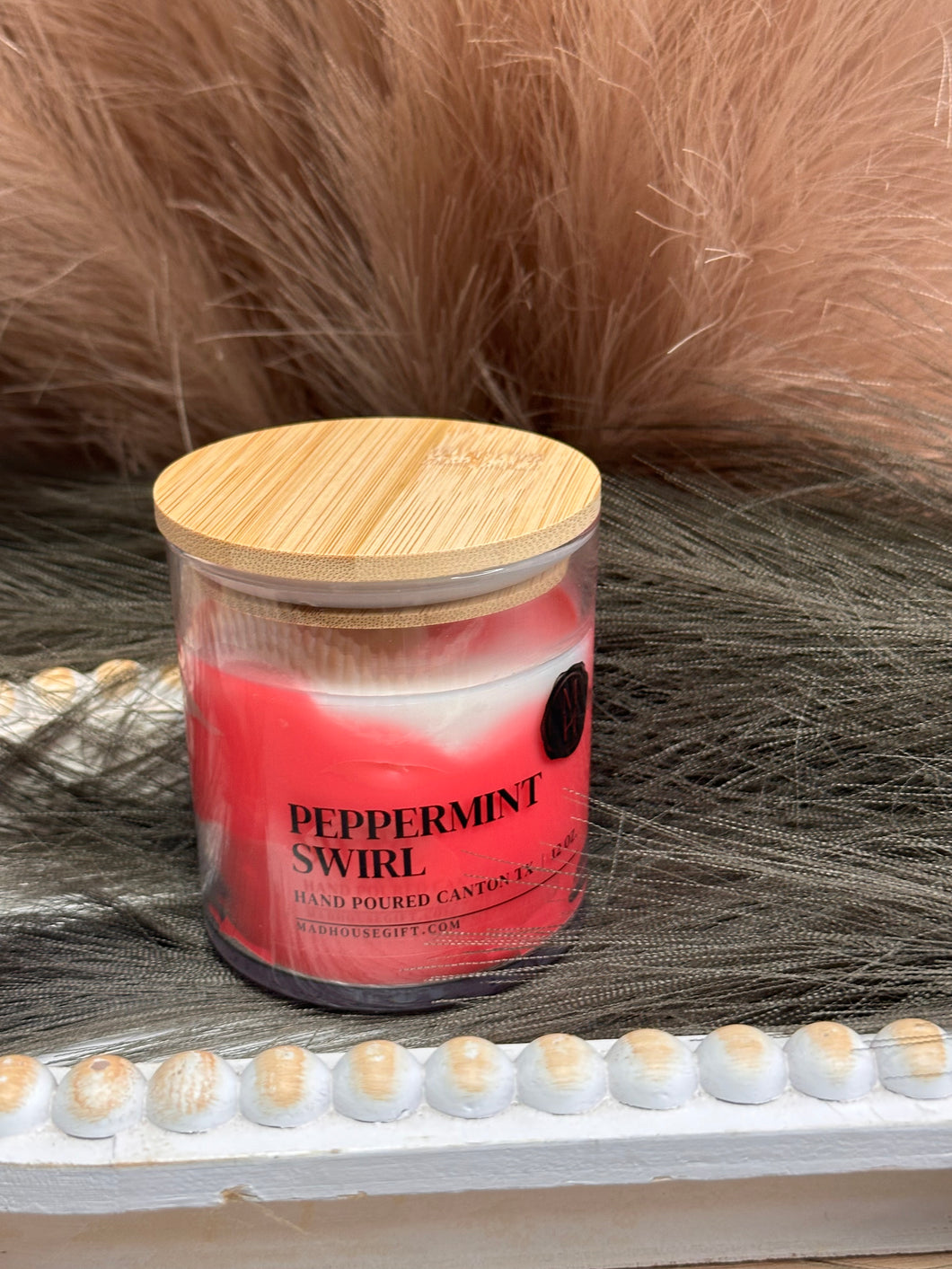 Peppermint Swirl Candle