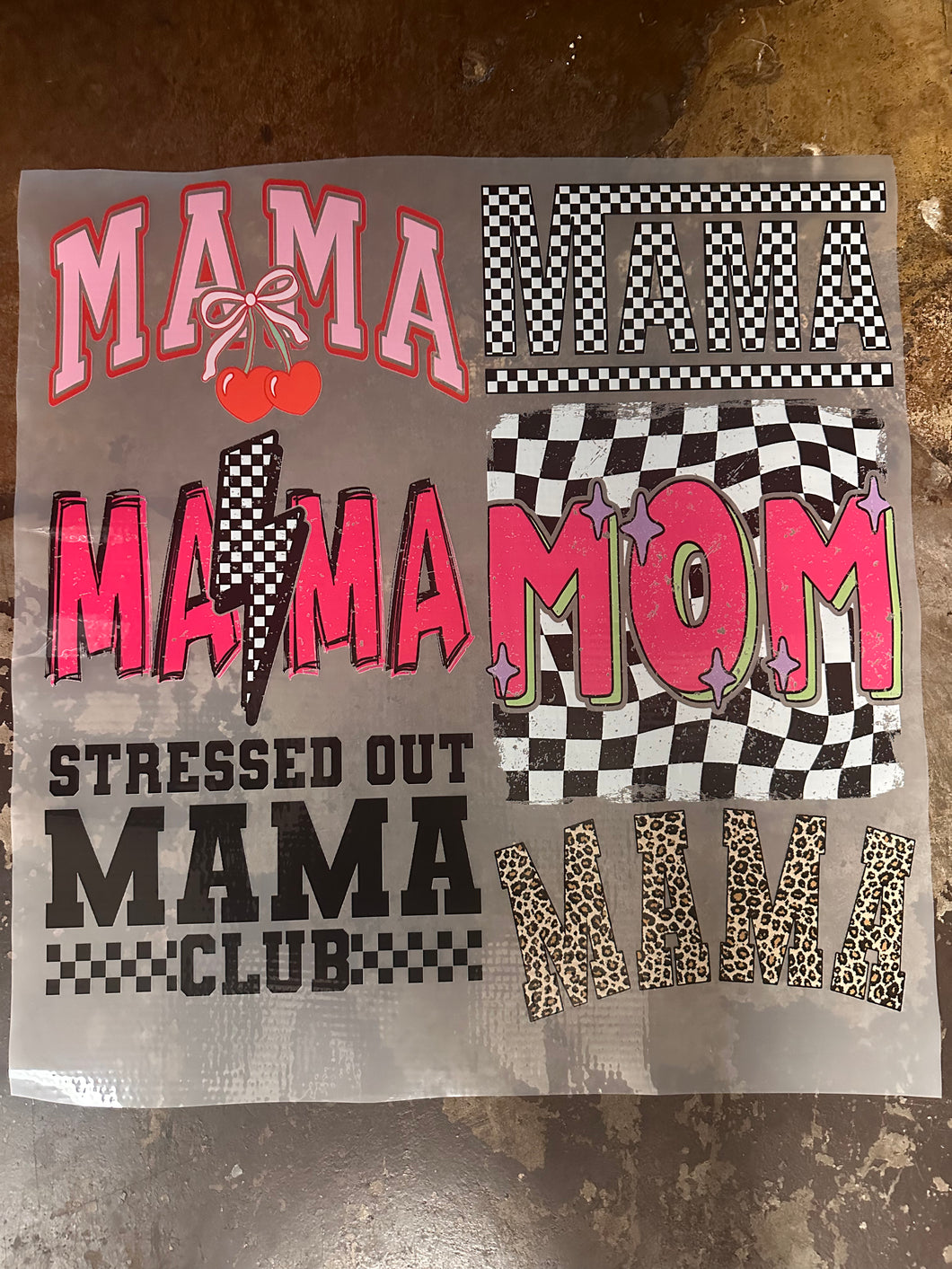 MAMA GANG SHEET 24x36