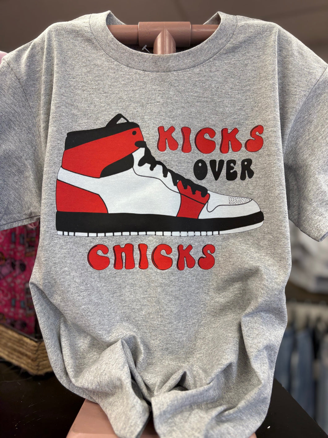 Youth Kicks Over Chicks Tee