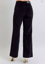 Load image into Gallery viewer, Black &amp; Chic Wide Leg Corduroy Judy Blue Jeans
