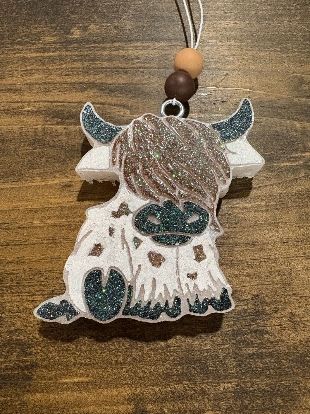 White w/ Brown Spots Cow Freshie